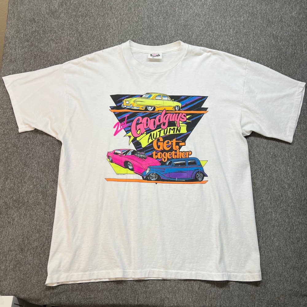 Vintage Goodguys Autumn Get-Together Hot Rod T-Shirt XXL White Andy's Tee Shirts